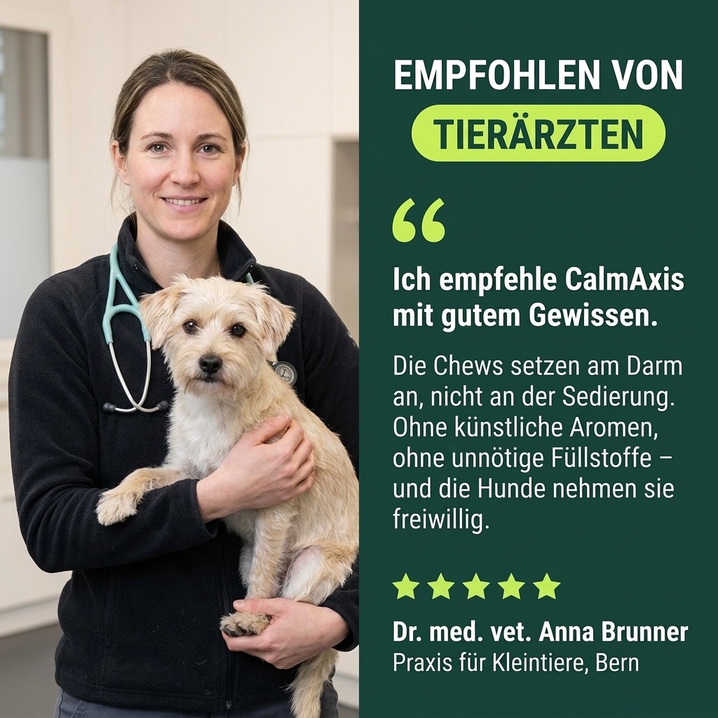 Tierärztin Dr. Anna Brunner empfiehlt CalmAxis