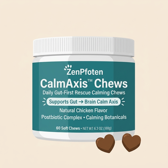 CalmAxis Chews Dose mit Herz-Chews