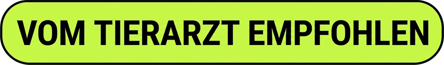 Abzeichen: Vom Tierarzt empfohlen